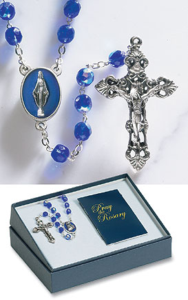 Gift Set with Our Lady of Grace Rosary