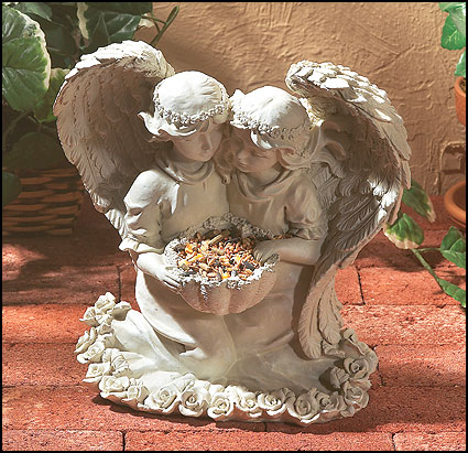 Double Angel Birdfeeder