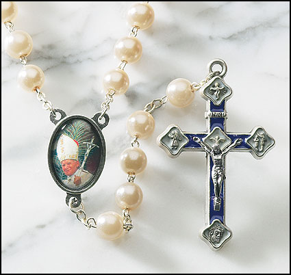 Gift Set with Mother of Pearl Rosary