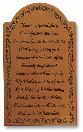 Mother's Prayer Plaque