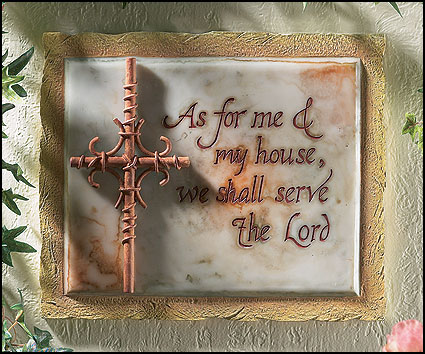 As For Me Wall Plaque