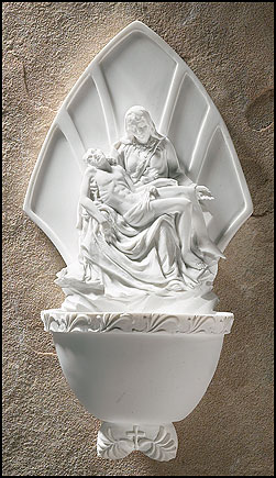 Pieta Holy Water Font