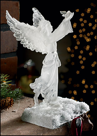 Angel with Dove Stocking Holder