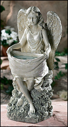 Garden Angel Birdfeeder / Bird Bath
