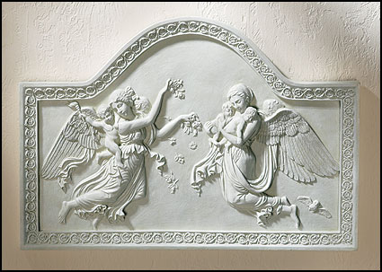 Day and Night Angel Plaque