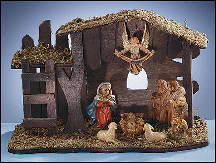 Romano 7 Pc Nativity w/Stable