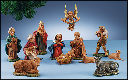 Twelve-Piece Romano Nativity 