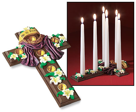 Easter Cross Wreath
