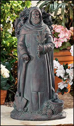 St. Fiacre Garden Statue