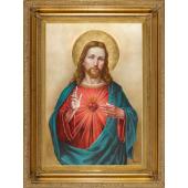 Sacred Heart of Jesus Oil Canvas Painting #2623-SHJ10