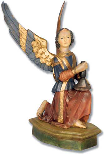 Umbrian Kneeling Angel Right Statue