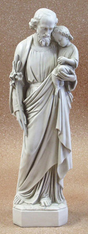 Saint Joseph with Child 36" Statue