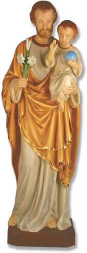 Saint Joseph And Child 49" Statue