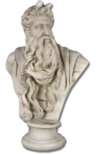Moses Bust Michlangelo 23"
