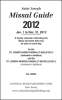 2012 St. Joseph Missal Guide