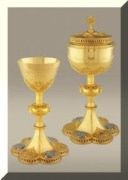 Neo - Gothic Chalice and Paten